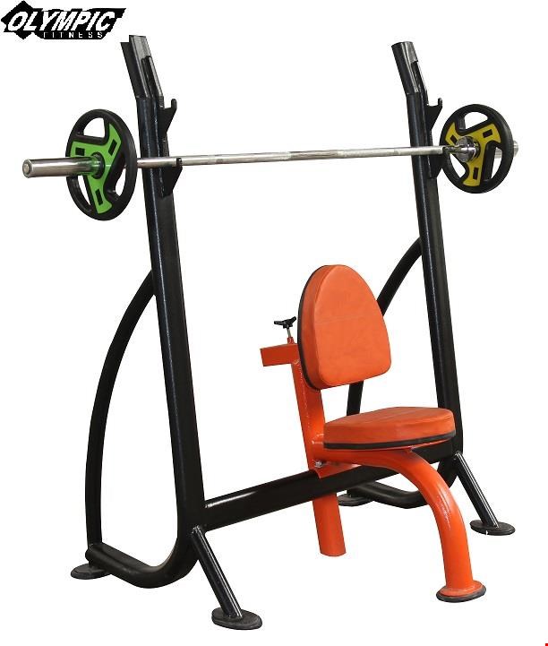 برترین دستگاه بدنسازی نیمکت باشگاهی المپیک فیتنس میز سرشانه هالتری CHEST PRESSDECLINE BENCH  5012